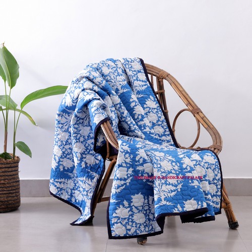 Indien handmade bleu blanc set - handmade,
