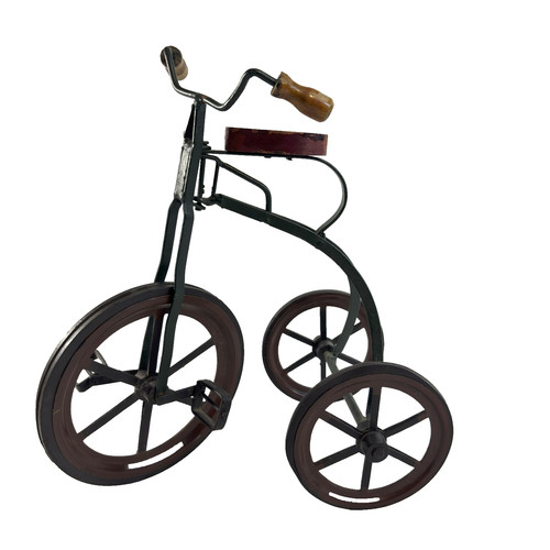 Vtg miniature metal tricycle - miniature,