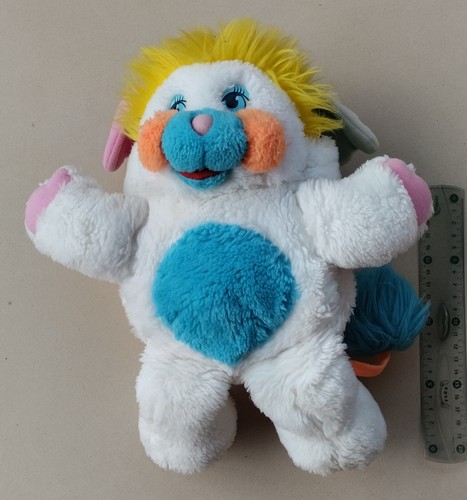 Peluche popples puffball blanc - peluche,