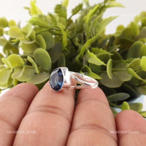 Bague solitaire 925 argent - 925,