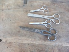 lot ancien ciseaux outil vieux