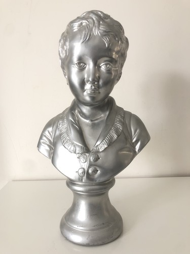 Statue buste platre et - statue, en