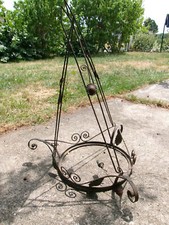 Support vasque en fer forgé