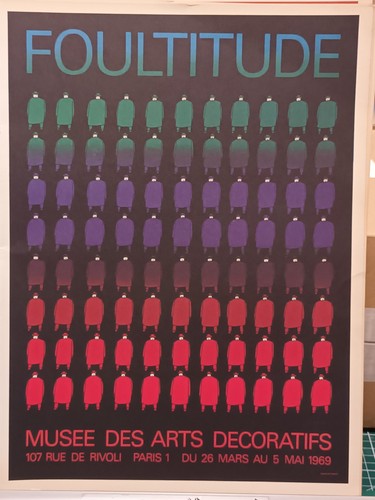 Reproduction affiche folon - reproduction, de