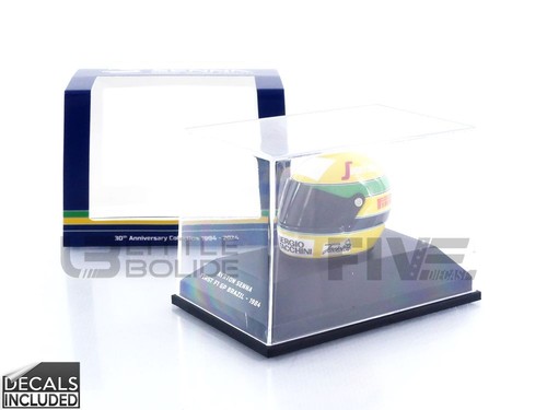 Minichamps casque ayrton - casque,