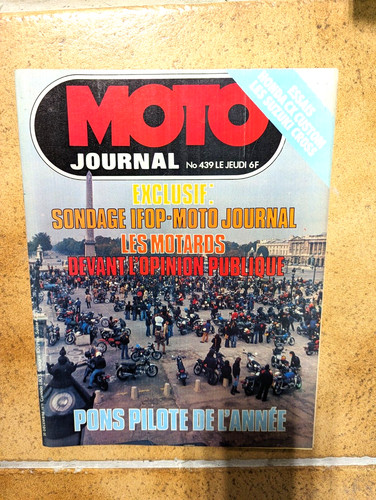 Moto journal 439 honda cx - journal,