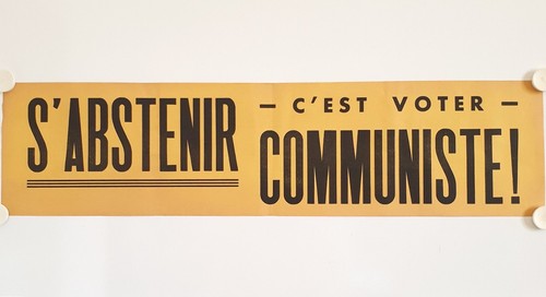 Affiche paix liberté 1953 - et,