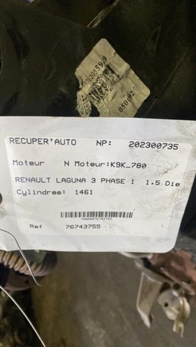 Moteur renault laguna phase - renault,
