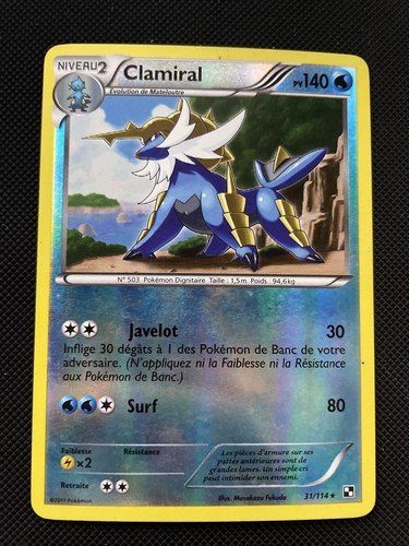 Clamiral reverse pokemon - reverse,