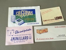 lot  4 anciens buvards