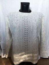 Pull beige crème avec col