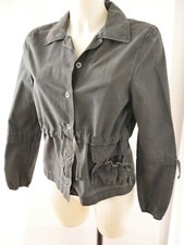 MIA SOANA Veste légère originale gris foncé taille 40