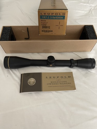 Leupold 9x40mm duplex - vx-2, 3-9x40mm