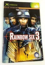 Xbox VF Notice Tom Clancy's Rainbow Six 3 No Game Fast Shipping