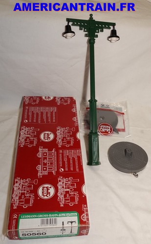 Lampadaire gare double bras - lampadaire,