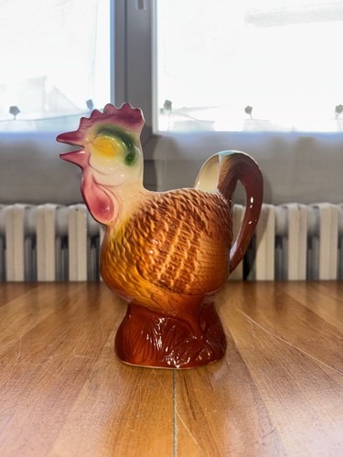 Pichet poule vintage verre - poule, en