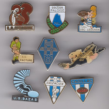 Lot de 9 pin's RUGBY Français