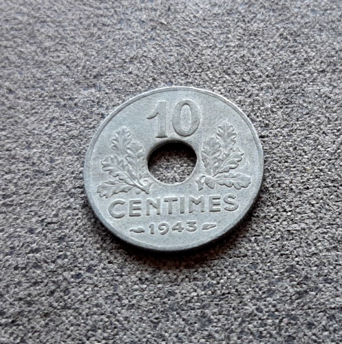 Centimes 1943 france - 1943, ,