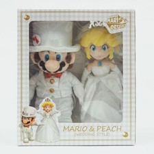 Peluche Super Mario Odyssey Mario et Princesse Peach style mariage du Japon
