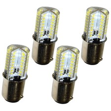 4x HQRP 64 LEDs BA15d Base LED