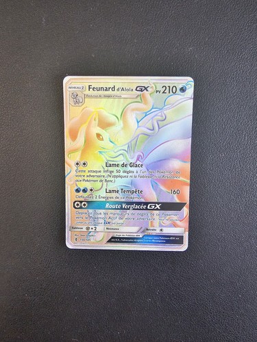 Carte pokémon feunard alola - feunard, d'alola