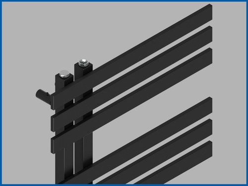 Radiateur design verona noir - design,