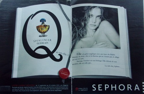 Publicite papier parfum - publicite,