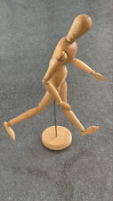 ANCIEN MANNEQUIN DE DESSIN EN BOIS ARTICULE HT 33 CM POIDS 208 G. COMPLET TBE.