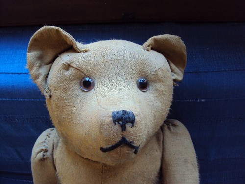 Ancien ours paille - en, teddy