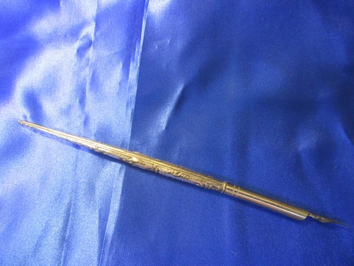 Ancien porte plume metal - ancien, en