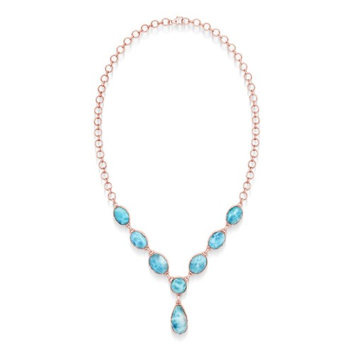 Collier larimar argent 925 - collier,
