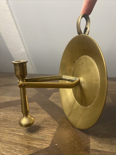 Vtg solid brass articulated - solid,