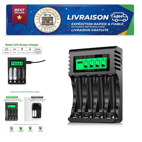 Powerowl chargeur piles - chargeur,