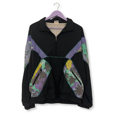 Anorak Vintage Noir Et Violet