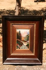 émaux de Limoges paysage de