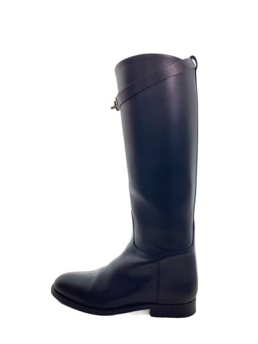 Hermes long boots blk - boots,