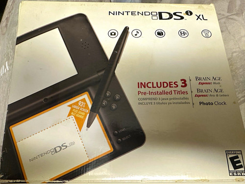 Nintendo dsi black handheld - xl,