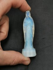 Statue Notre Dame de Lourdes en verre opalescent Sabino France