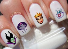 Disney female villains nail - disney,