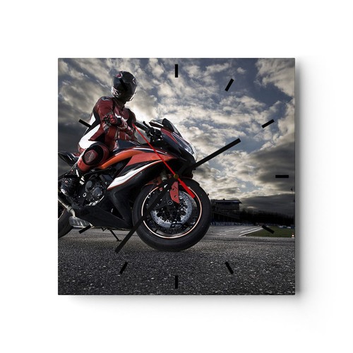 Horloge murale verre - horloge,