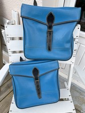 ? Sacoches Bleues À Sangles Vélo Vintage Solex Mobylette 