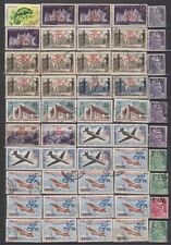 REUNION - +125 timbres oblitérés