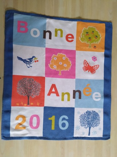 Calendrier tissu 2016 - calendrier,