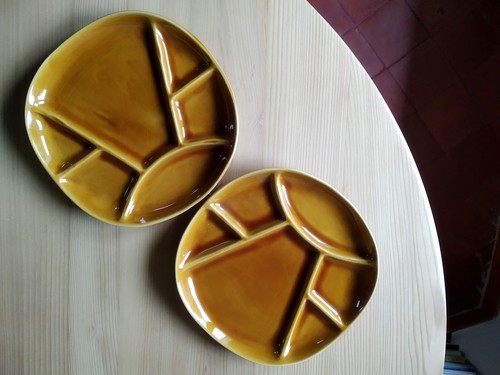 Assiettes compartiments - assiettes,