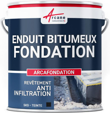 Enduit Pour Fondations Murs Enterrés Bitumeux Noir Hydrofuge Parpaing 5 Kg