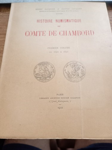 Histoire numismatique comte - numismatique, du