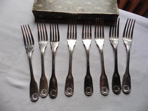 Cristofle fourchettes a - 8,