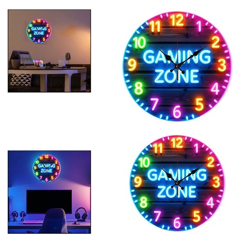 Horloge murale gaming design - horloge,
