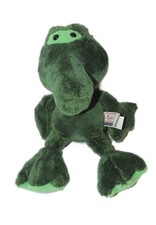 Peluche doudou Lezard Dinosaure Crocodile vert 26 cm Sigikid