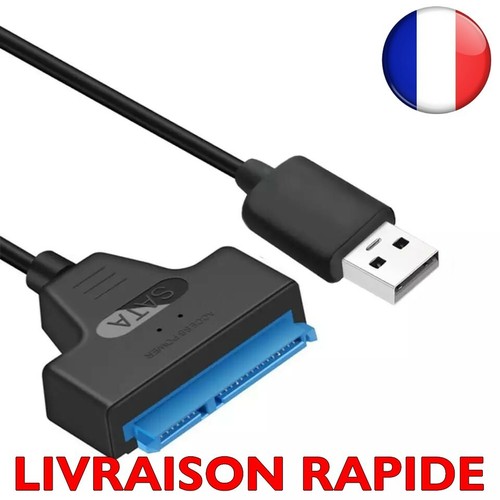 Adaptateur usb sata 22 - 2.0, à